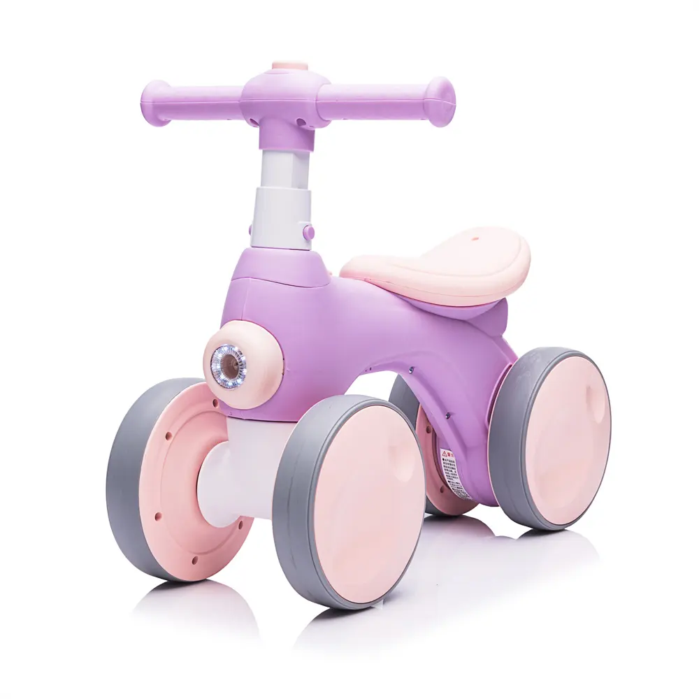 Dispositif à bulles avec musique pour enfants, voiture à quatre roues, équilibre bébé, vente en gros