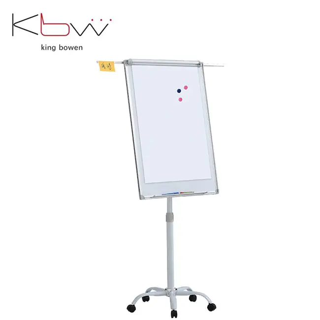 Kbw Bergerak Flip Chart dengan Roda untuk Sekolah dan Kantor Penggunaan