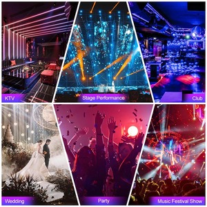 DMX512 54W RGBW profesyonel sahne aydınlatma IP66 konser sineması dans pisti için su geçirmez LED ışık kaynağı - Product Image 6