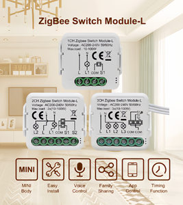 1/2 Gang Tuya smart ZIGBEE диммер модуль беспроводной пульт дистанционного управления выключатель модуль реле домашний автоматический голос Alexa - Product Image 4