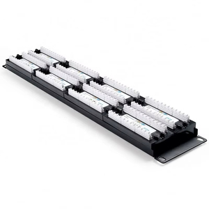 110 IDC UTP RJ45 Cat6 Cable Ethernet 48 puertos 2U Panel de conexión de piezas de Telecomunicaciones - Product Image 6