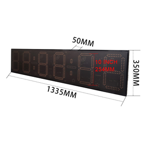 Goakgaan marchio di grandi dimensioni digitali NTP GPS orologio esterno a parete a LED schermo con un conto alla rovescia Timer DAP - Product Image 6