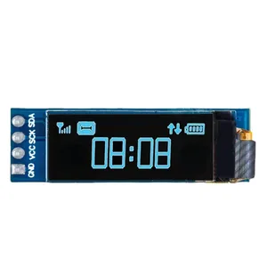 0.91 Inch OLED Module 0.91&quot; White Blue 128X32 <strong>LCD</strong> LED Display 0.91&quot; IIC Communicate for <strong>Arduino</strong>