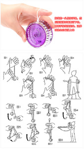 โยโย่พลาสติก ABS สำหรับเด็ก5.7*3.4ซม. รูปทรงโยโย่ออกแบบได้ตามต้องการ - Product Image 5