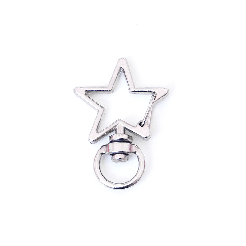 1# five-pointed star silver