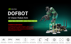 Yahboom AI Ros Robot mit Roboterarm 6-Achsen-Unterstützung Python-Programmier-und Gesichtserkennungs-Lernkit