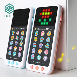 HS Toy Led Colorful Smart <strong>Programming</strong> Button Touch and Slide Baby Cell Mobile Phone Musical Toys for Kids - Product Image 3