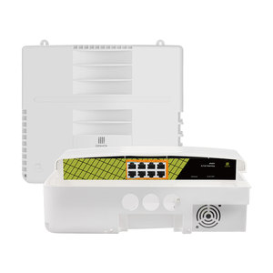 8 Port tam Gigabit açık su geçirmez PoE anahtarı Ethernet adaptörü stokta Video IP ağ <span class=keywords><strong>10G</strong></span> kapasitesi için