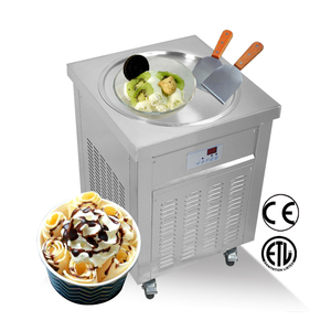 Kolice ETLフラットパン揚げアイスクリームロールマシン/アイスロールマシン - Product Image 1