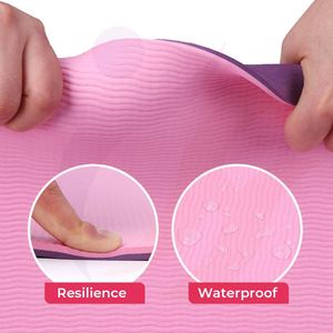 <strong>Pro</strong> Gray Professional Yoga <strong>Mat</strong> Thick 6mm TPE Fitness Gym <strong>Mat</strong> with Custom Logo Waterproof and Durable-Rubber PU - Product Image 5