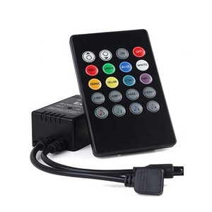 20 Tasten Musik IR-Fernbedienung Schallsensormodul LED-Fernbedienung für RGB-LED-Streifen - Product Image 1