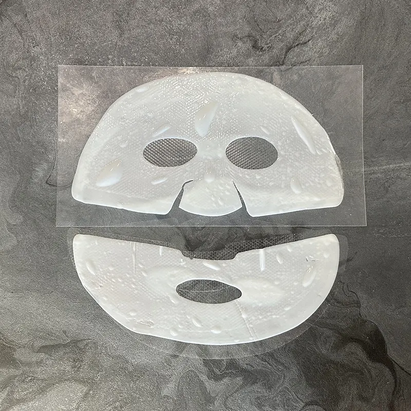 Masker wajah Logo kustom malam tidur Kvernight pengencang Bio masker kolagen lembar masker hidrogel wajah