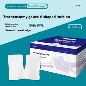 Nhà Máy Trực Tiếp Y Tế Băng Đàn Hồi Mở Gạc <span class=keywords><strong>V</strong></span>ô Trùng <span class=keywords><strong>V</strong></span>-Hình Chữ <span class=keywords><strong>V</strong></span> Khối Cho Bệnh nhân Khí quản - Product Image 6