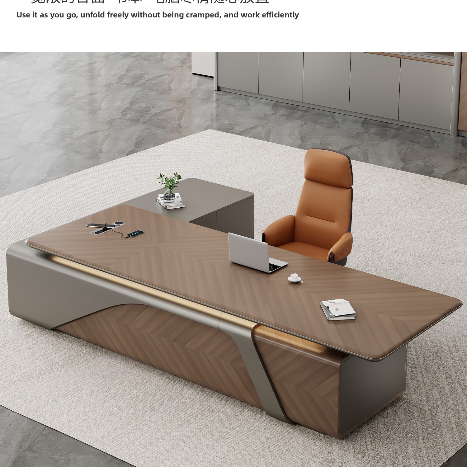 American oak + flash silver grey