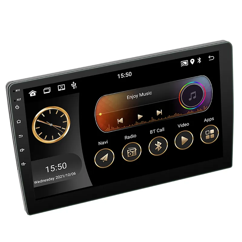 7/9/10 Inch Auto Android Video Speler Touchscreen Gps Stereo Radio Navigatiesysteem Audio Auto Elektronica Video Auto Dvd-Speler
