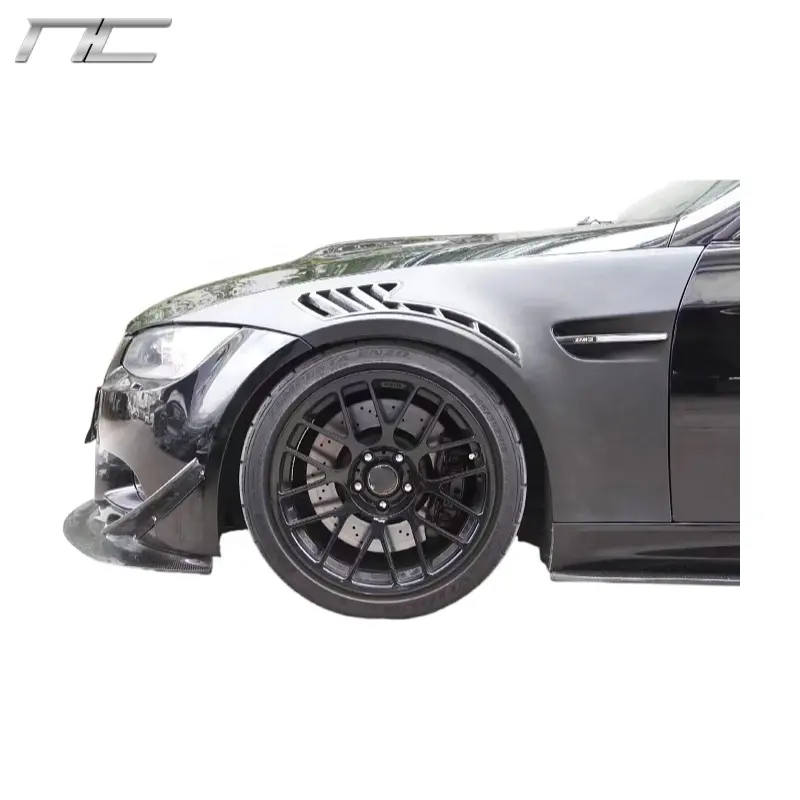 GTSスタイルFRPまたはカーボンファイバーカーアクセサリーフロントフェンダー2009-2013 BMW3シリーズE92E93M3ボディキット