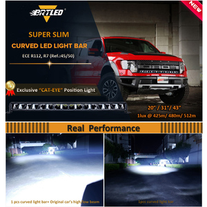 R112ไฟ LED แบบโค้งรองรับ4x4การออกแบบแบบแถวเดียว9500ลูเมน - Product Image 3