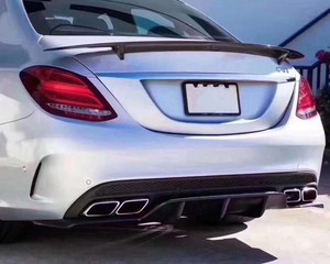 RT Style Carbon Boot Spoiler Ducktail Rear <strong>Trunk</strong> Lip Tail Wing for Mercedes Benz <strong>C</strong> Class W205 C43 C63s 2015+ - Product Image 6