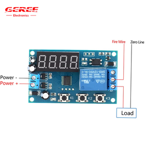 Anpassung DC5V/12V/24V Elektronisches Zeit verzögerung relais für zyklus verstellbares Relais modul 30V/5A Timing High/Low Level Trigger