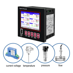 China Customizable Digital <strong>Data</strong> Logger 1-6-8Channel Temperature Paperless Recorder LCD Display RS485 RS232 Communication - Product Image 2
