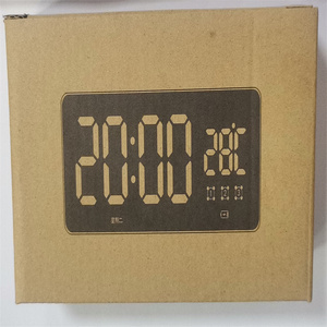 带镜子3闹钟设置的音乐发光二极管数字显示桌音乐闹钟 - Product Image 6