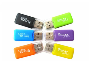 价格便宜的微型USB 2.0存储卡读卡器usb适配器微型sd卡TF读卡器 - Product Image 3