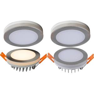 Heitronic 27769 LED gömme ışık LED kalıcı olarak monte 6W nikel (mat) (940910284615) - Product Image 1
