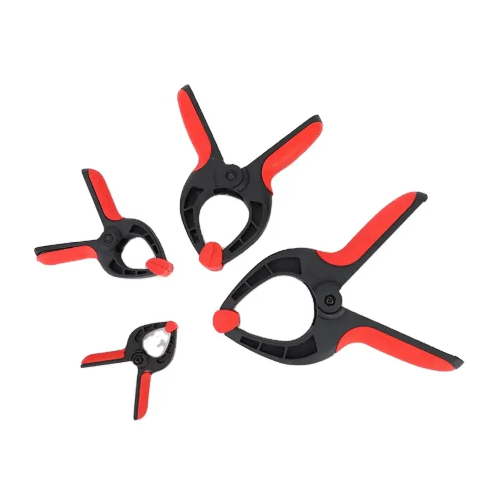 Factory directly supplied plastic nylon A-type spring clip dual color woodworking fast nylon fixing clip