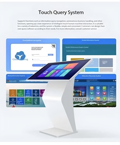 32-Inch Interactive Touch Screen Kiosk Totem <strong>LCD</strong> Digital Signage <strong>Display</strong> for Indoor Retail Advertising OEM SDK <strong>Function</strong> - Product Image 4