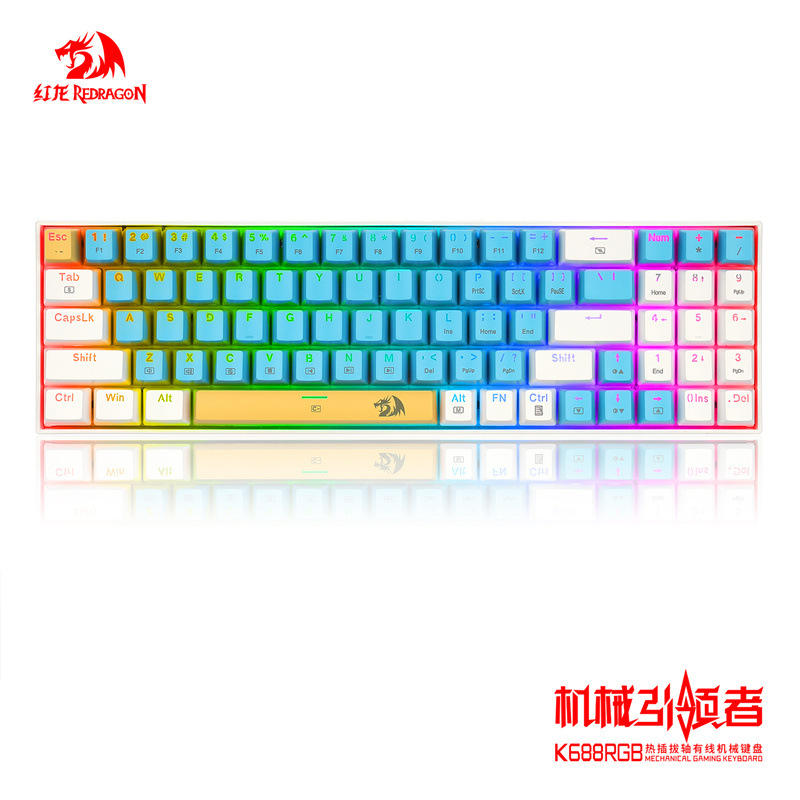 แกนสีฟ้าสีขาวสีส้มสีแดง