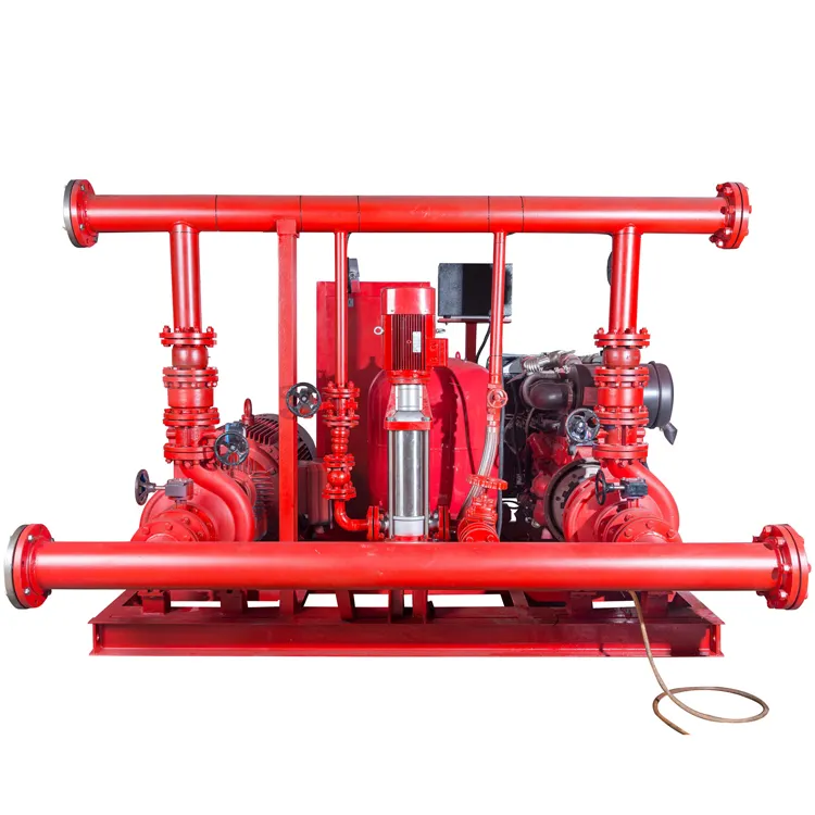 EDJ 750gpm, подача воды, комплект пожарных насосов с дизельным двигателем