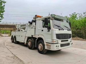 价格优惠重型中国重汽豪沃8x4 25吨二手翻新转子清障车待售