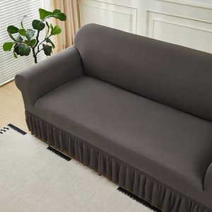 Cor sólida Sofá Slipcover Universal Living Room Stretch Sofá Protector Anti-Pet Sofá Capa Decoração de Casa Barato Atacado - Product Image 4