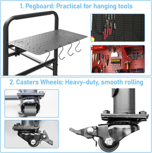 Mingtang tùy chỉnh di chuyển ô tô xe tải lốp đứng Inflatable xe lốp Rack hiển thị với bánh xe - Product Image 4