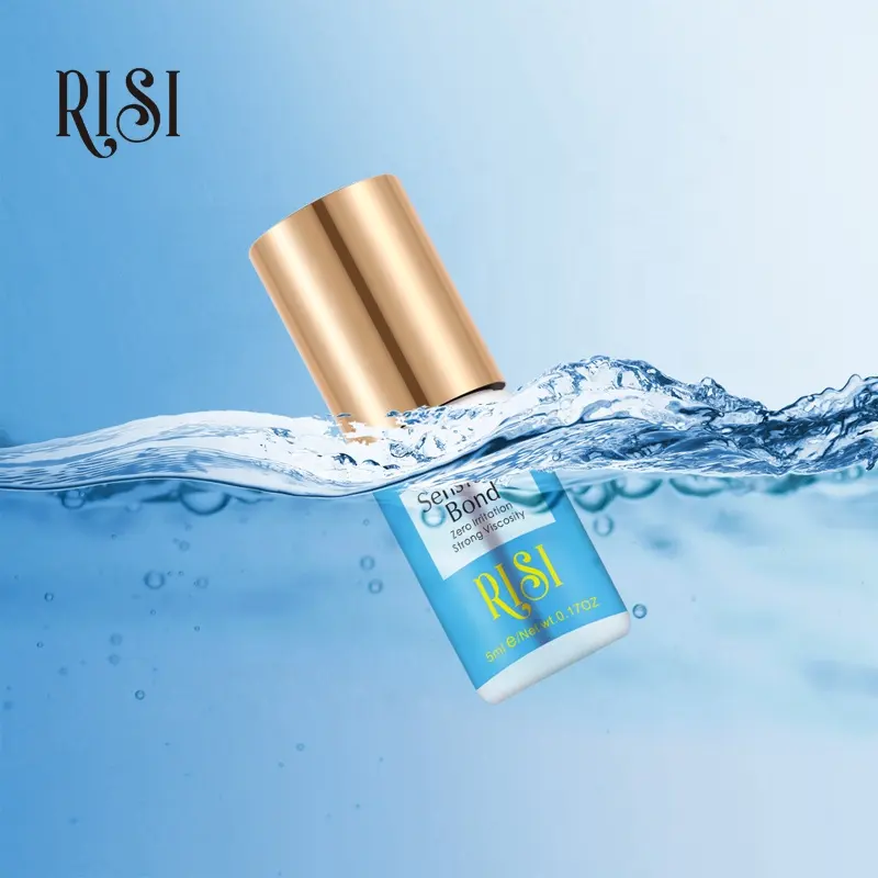 RISI Vegan Korean Wholesale Custom Water Proof Lash Eyelash Extension Bonding Glue No Harm For Sensitive skin