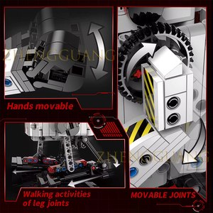 Zhengguang Lekstick pädagogisches STEAM STEM-Lekstickprogrammierung niedliche weiße Roboter intelligente App-Steuerung 475-teiliges Baustein-Lekstick-Set - Product Image 3