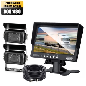 Backup Camera <strong>System</strong> Kit 7&quot; <strong>LCD</strong> <strong>Reversing</strong> Monitor+170 Wide Angle 18 IR Night Vision IP68 Waterproof Rear View Back up Camera - Product Image 1