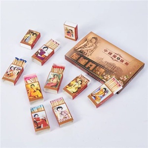 Özel kibrit kutusu renkli ahşap küçük kutu reklam maçları eşleşir - Product Image 2