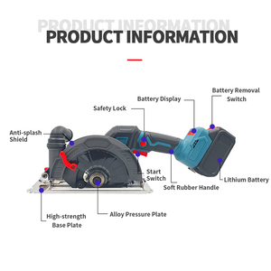 Mini dairesel fırçasız güç testere DIY araçları kesme ahşap ve mermer için diğer malzemeler için çok fonksiyonlu kesici - Product Image 6