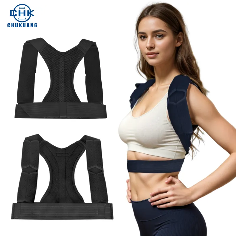 CHK-JZD-02 Adjustable Comfortable corrector de postur Hunchback Brace Body Support Belt Shoulder Sitting Back Posture Corrector