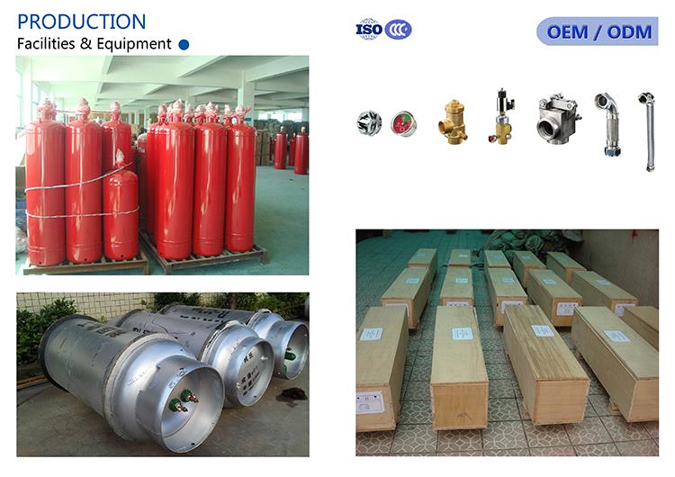 High Efficient Clean Agent FM200 Fire Suppression System Automatic Fire Extinguisher System