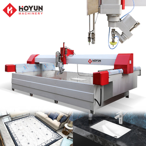 Hongyi เครื่องตัดวอเตอร์เจ็ทบนซิงค์ตัดสะพานเลื่อยตัด6แกนพร้อมกล้องเครื่องยกสุญญากาศ - Product Image 3