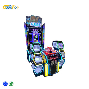 Serin ve ilginç silah kralı atış makinesi eğlence oyun merkezi jetonla çalışan tahta Metal makinesi İngilizce dil - Product Image 1