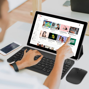Custom 10.1 Inch IPS 8GB+128GB <strong>WIFI</strong> Larger Tablet PC 2 in 1 <strong>Android</strong> 13 Tablet with <strong>Keyboard</strong> for Business