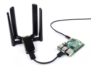 พอร์ต USB to M.2 B KEY 5G dongle โมดูล Quad antennas พอร์ต USB3.1อลูมิเนียมอัลลอยด์ฮีทซิงค์ M.2อินเตอร์เฟซคีย์ B M.2ไปยัง USB 3.1พอร์ต - Product Image 3