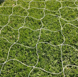 2mm kalınlığında 7 kişi HDPE polietilen futbol net futbol net 5.5m x 2m kare şekli düğüm ile - Product Image 2