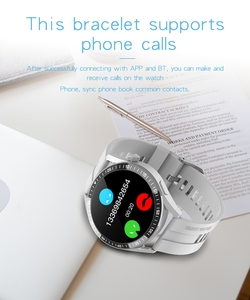 Smart Care Round WH8 WH8-<strong>B</strong> AM05 Heart Rate Smart Watch Full Circle HD Screen BT Call Manufacturer OEM ODM Factory Price - Product Image 6