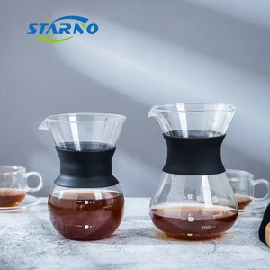 <strong>STAR</strong>-HOME Turkish <strong>Coffee</strong> Pot Pour Over <strong>Coffee</strong> Dripper Set Glass Pour Over Glass <strong>Coffee</strong> Maker Pot - Product Image 2