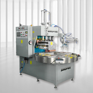 Turntable High Frequency Plastic Blister Packaging Tpu Gloves Welding Pvc Sealing <strong>Hf</strong> <strong>Welder</strong>