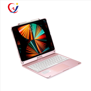 适用于iPad Pro 4/5/6 12.9英寸的无线触摸板RGB背光键盘旋转键盘盒 - Product Image 4